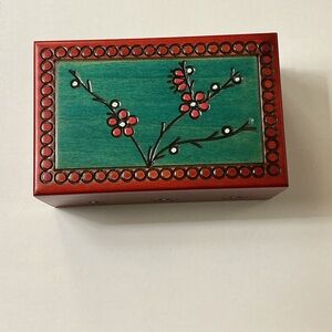 Carved Wooden Polish Box